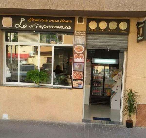 Plato casero elaborado en La Esperanza